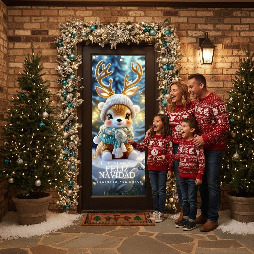 NAVIDARTE™ – FORRO DE NAVIDAD PARA PUERTA